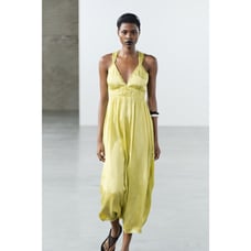 CROSS STRAP MIDI DRESS ZW COLLECTION