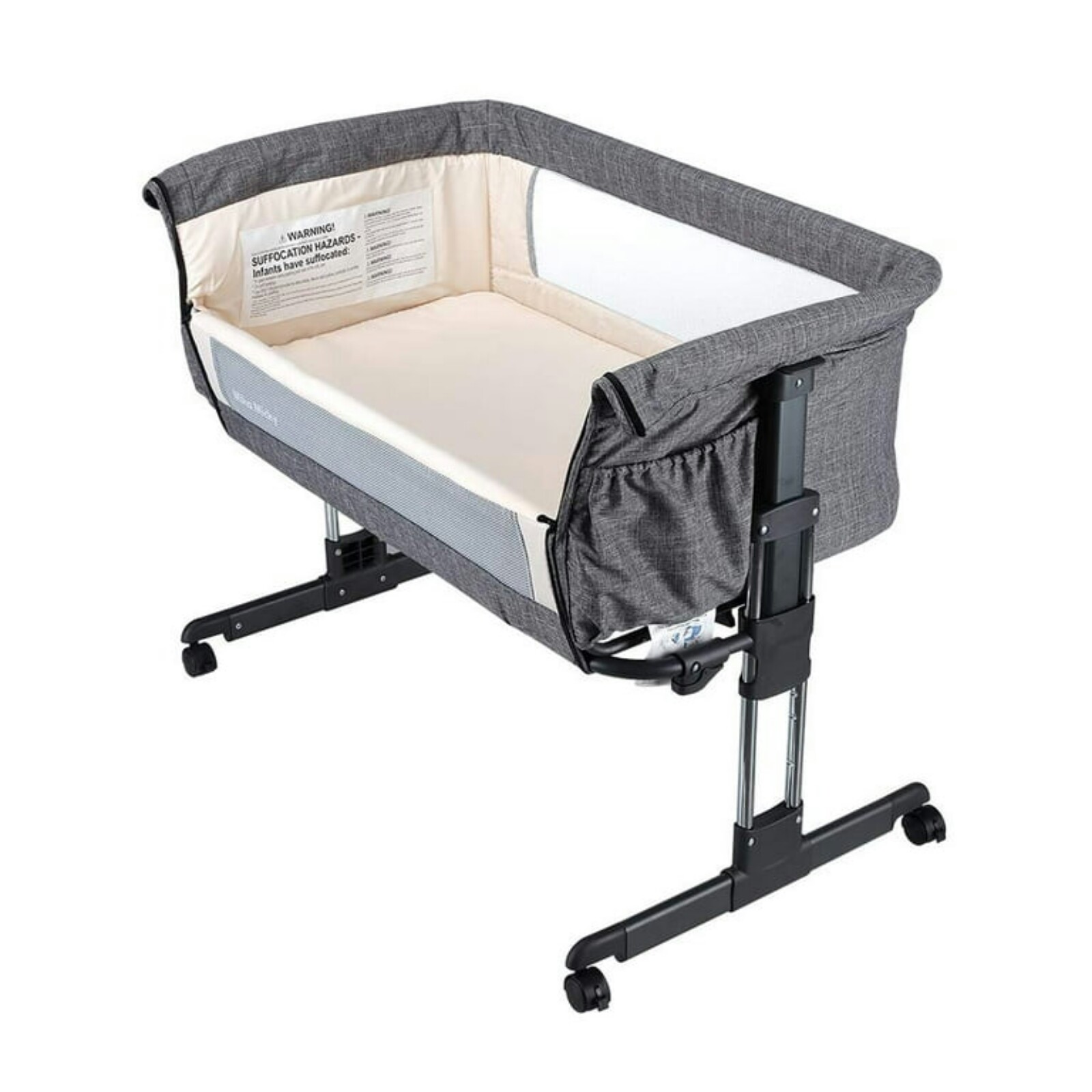Mika Micky Bedside Sleeper Easy Folding Portable Crib