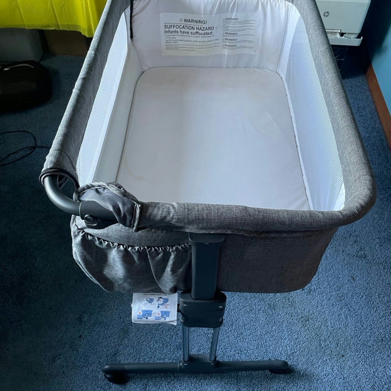 mika micky bedside sleeper easy folding portable