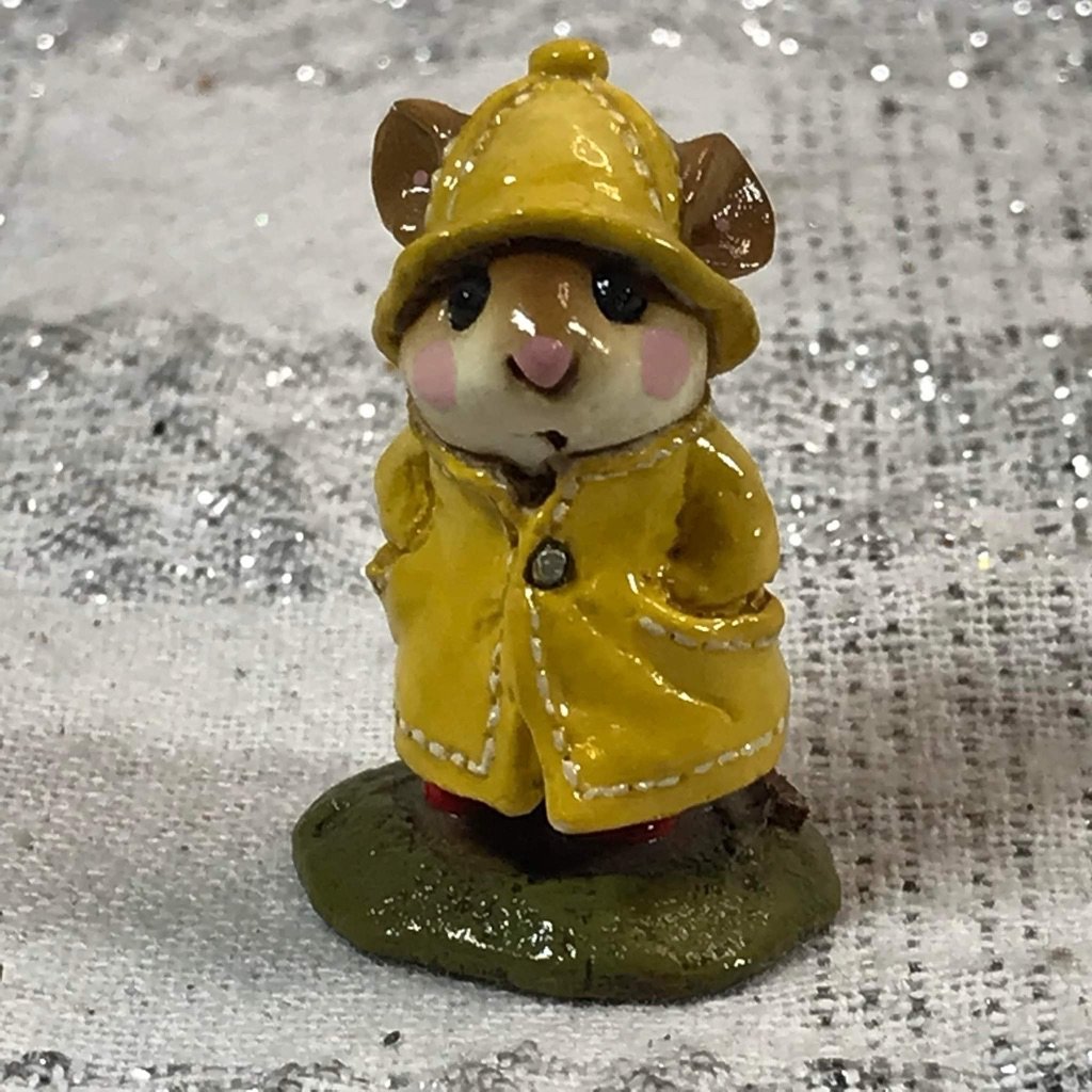 Wee Forest Folk M180 April Showers Yellow Raincoat Slicker 1991