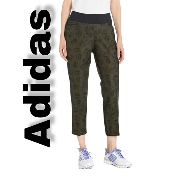 adidas Golf Printed Pull-on Ankle Pants