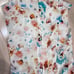 Rebecca Taylor silk cream floral shift Dress 8