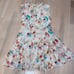 Rebecca Taylor silk cream floral shift Dress 8