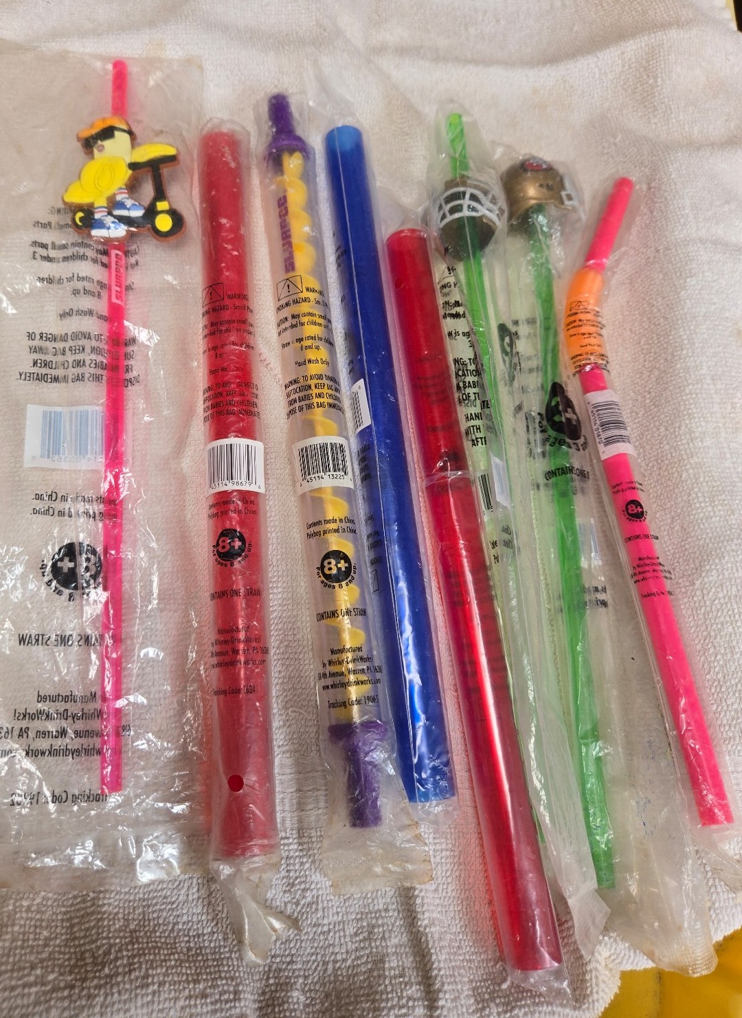 8 Slurpee Straws