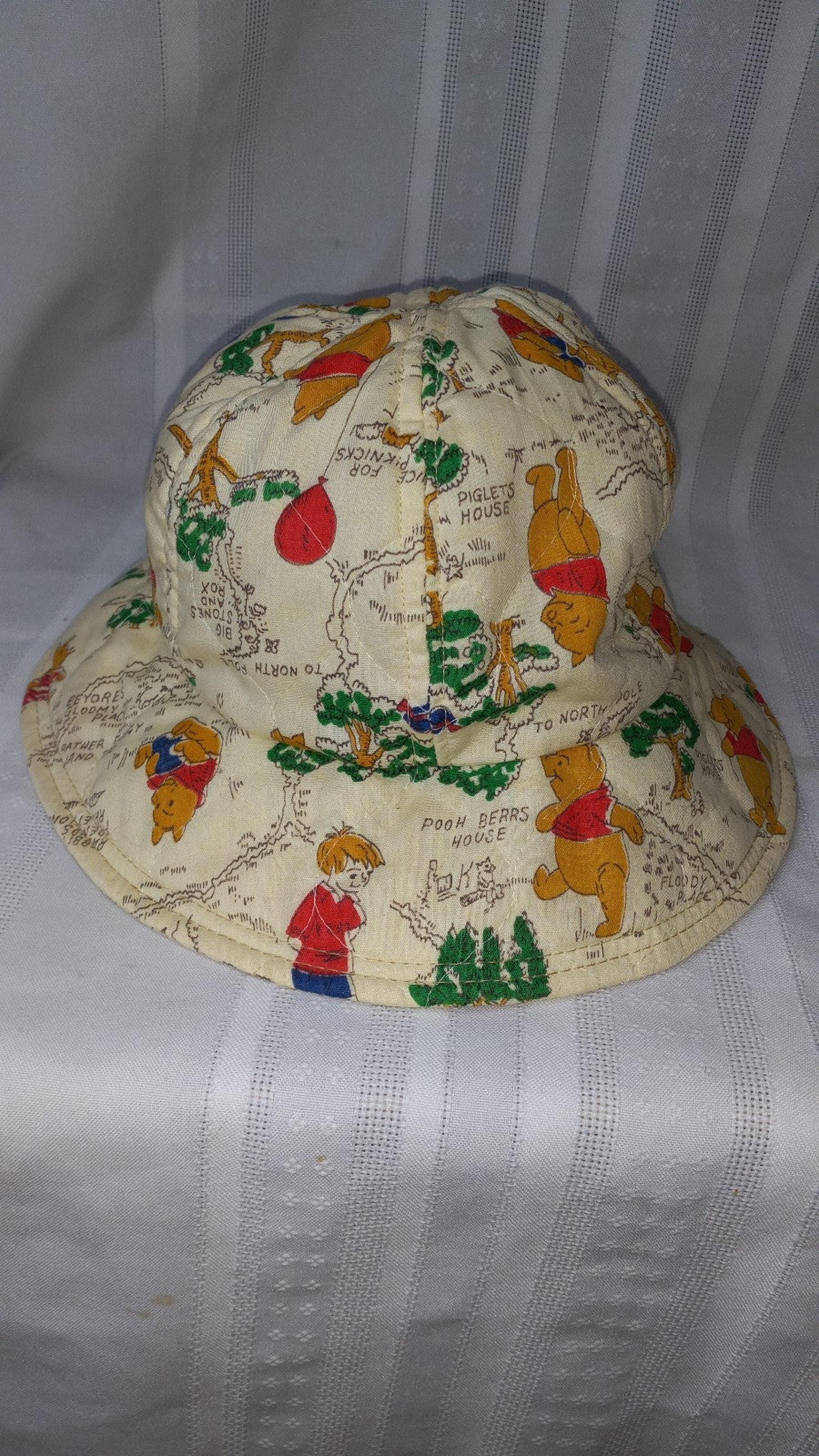 Vintage Handmade Winnie The Pooh Bucket Hat