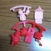 1997 Bandai Doraemon Secret Gadget Erasers, 8 Types