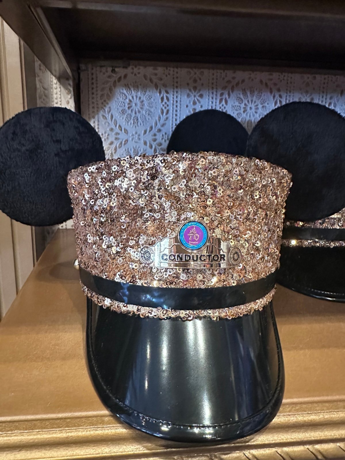 Disneyland 70th Anniversary Conductor Hat l/xl