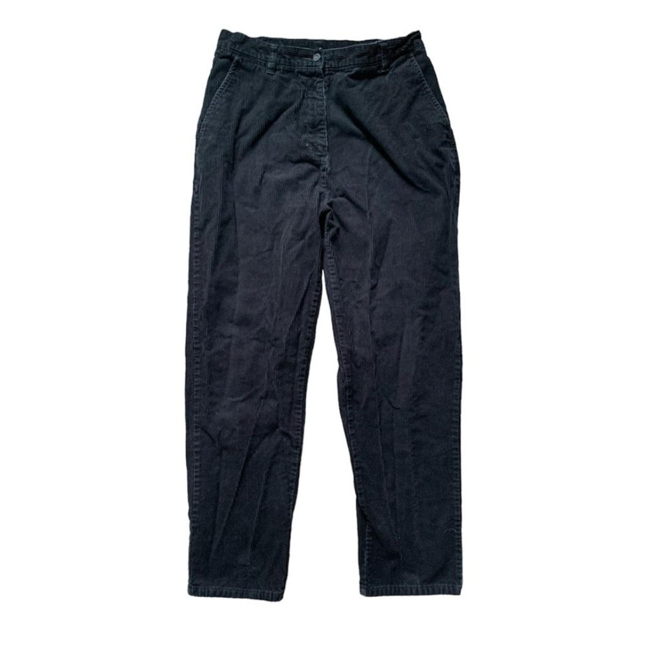 Woolrich Women’s Black Corduroy 1964 Straight Leg Pants 12
