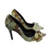 TED BAKER Ryana Tapestry Pointed Toe Bow Pump SZ 40