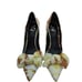TED BAKER Ryana Tapestry Pointed Toe Bow Pump SZ 40