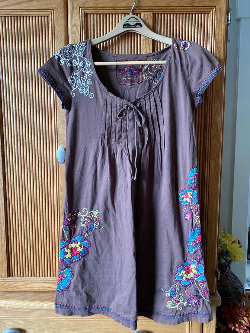 Tarantula Spider Printed Linen Short Sleeves Vintage Mini Shift Dress WDS_06 2 Tarantula Spider Printed Linen Short Sleeves Vintage Mini Shift Dress WDS_06 2