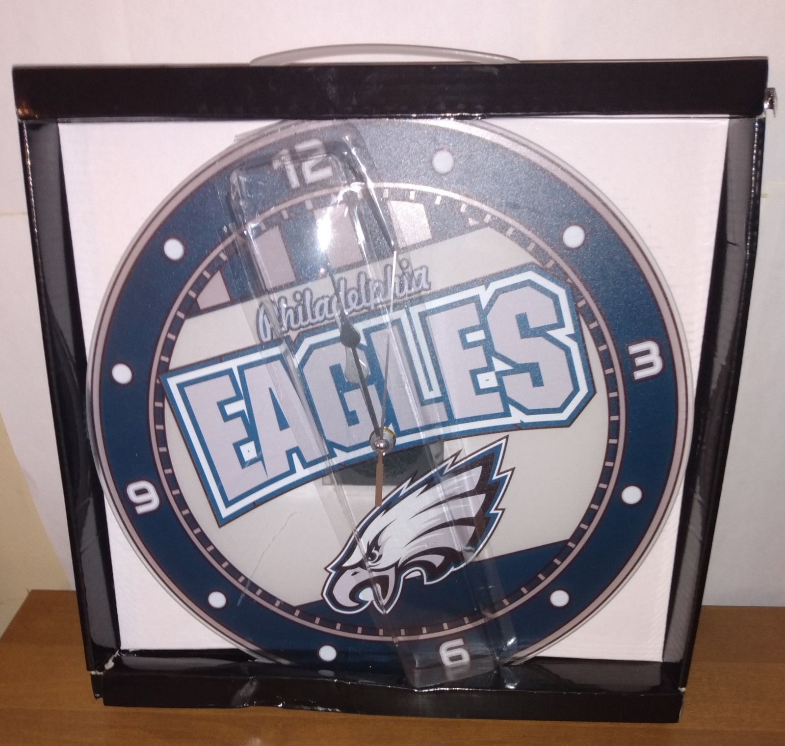 Philadelphia Eagles NFL 12 Inch Wall Clock