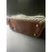 Vintage Diane Von Furstenberg DVF Brown Duffle Weekender Bag Makeup 14” Long