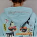 Daydreamer LA Sound And Vision Patch Pocket Graphic Hoodie Size Small
