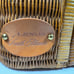 Lexus Wicker Wine Basket W/ 2 Wine Glasses Lexus Of South Atlanta Swag Exc Cond!