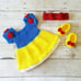 Crochet Baby Snow White Costume Disney Princess Doll Baby Girl Photo Prop