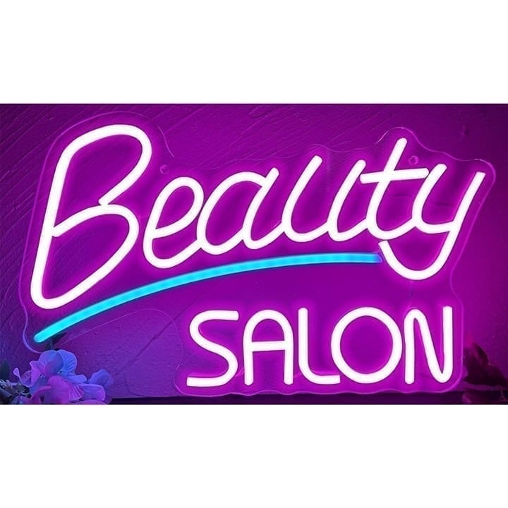 New Beauty Salon LED Neon Sign Light for Home Decor Beauty Room Party Club