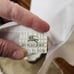 Burberry London white long sleeve button down French cuff shirt 18.5 neck