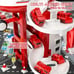 Kids Airplane Toys Race Track Car Toys Transport Plane Adventure Car Toys Garage
