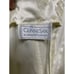 Gunne Sax Jessica McClintock Vintage 80s Ivory Brocade Off Shoulder Peplum Dress