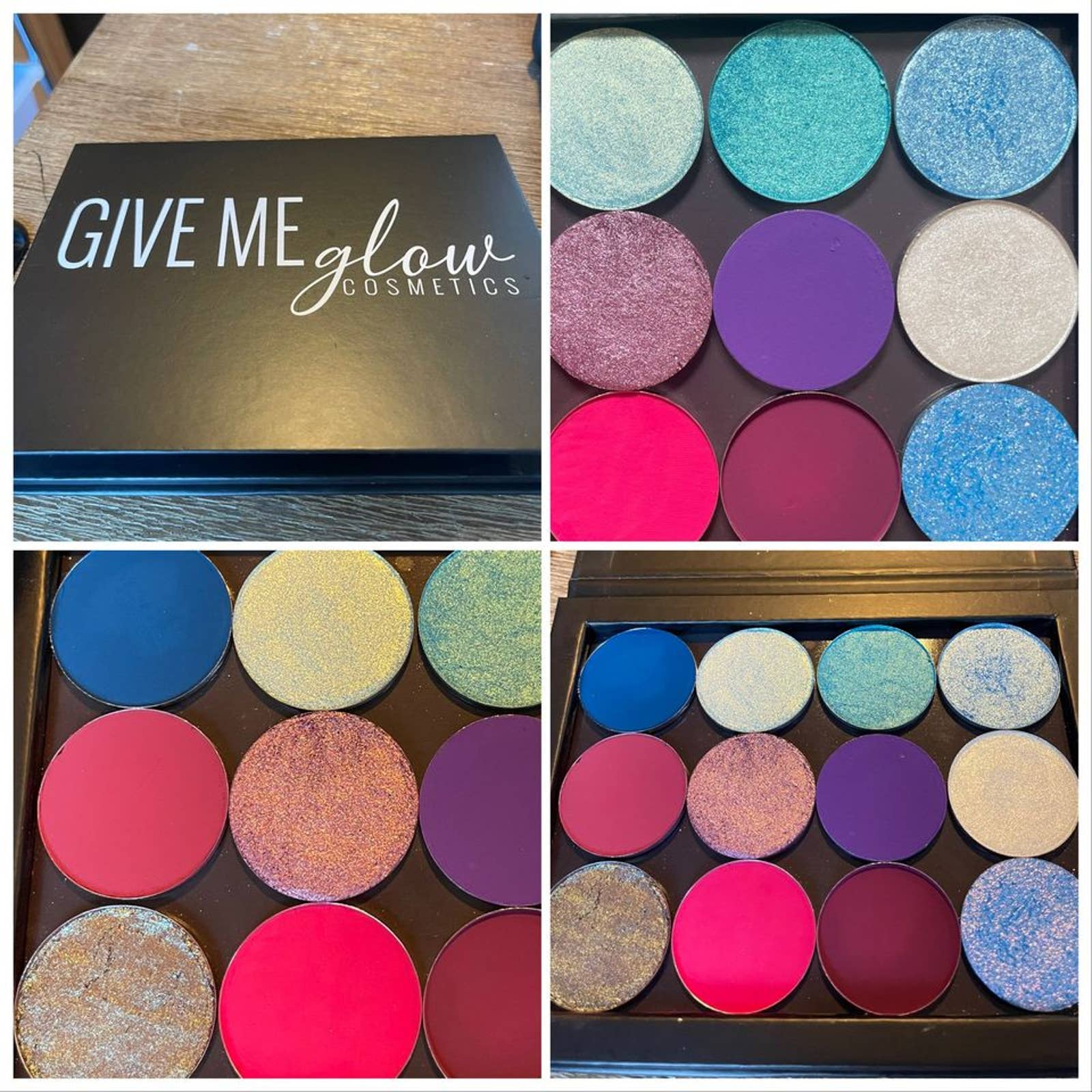 GIVE ME GLOW CUSTOM Made PALETTE Never Swatched!