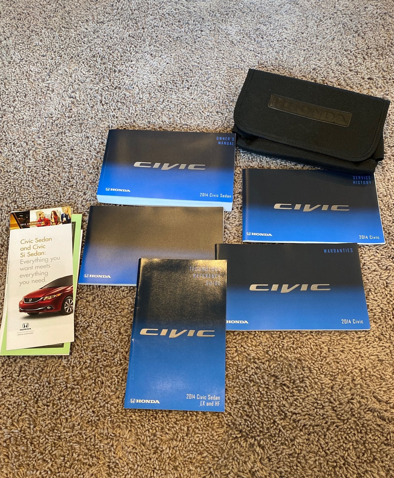 honda civic 2014 sedan owner's manual