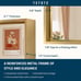 TETOTE Brushed Gold Bathroom Mirror 22 x 30 Inch Rectangle Gold Metal Framed