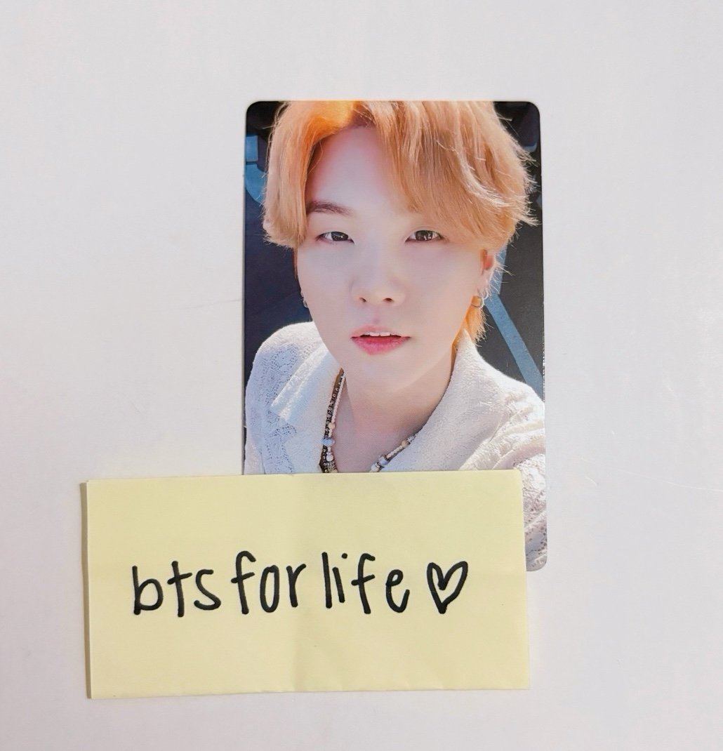 BTS Memories of 2021 DVD SUGA YOONGI Photocard PC