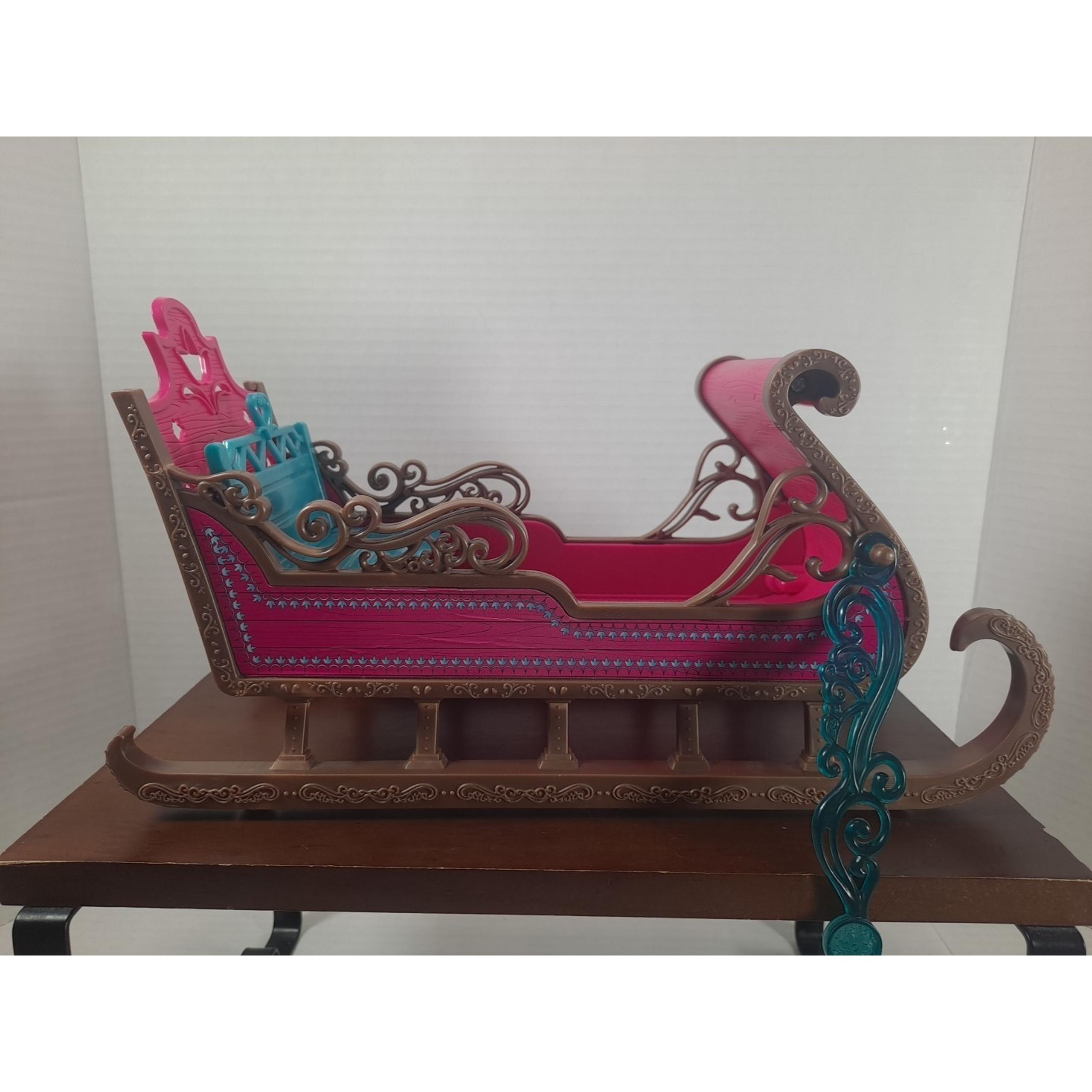 2014 Disney Frozen Sleigh 11" Long With Blue Reins