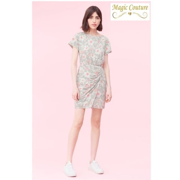 NWT Rebecca Taylor Kamea Fleur Jersey Dress