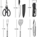 Camping Cookware Storage Bag - Camping Cooking Utensils Set Bag Camping Tool