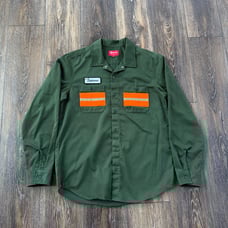 Supreme Hi-Vis Work Shirt FW14 Green