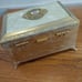 Antique musical jewelry box
