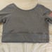 Denver Broncos Custom Nike Salute To Service Women’s Crop Sweatshirt Medium Gray