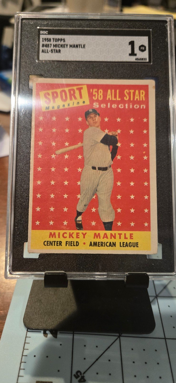 Mickey Mantle 1958 All Star