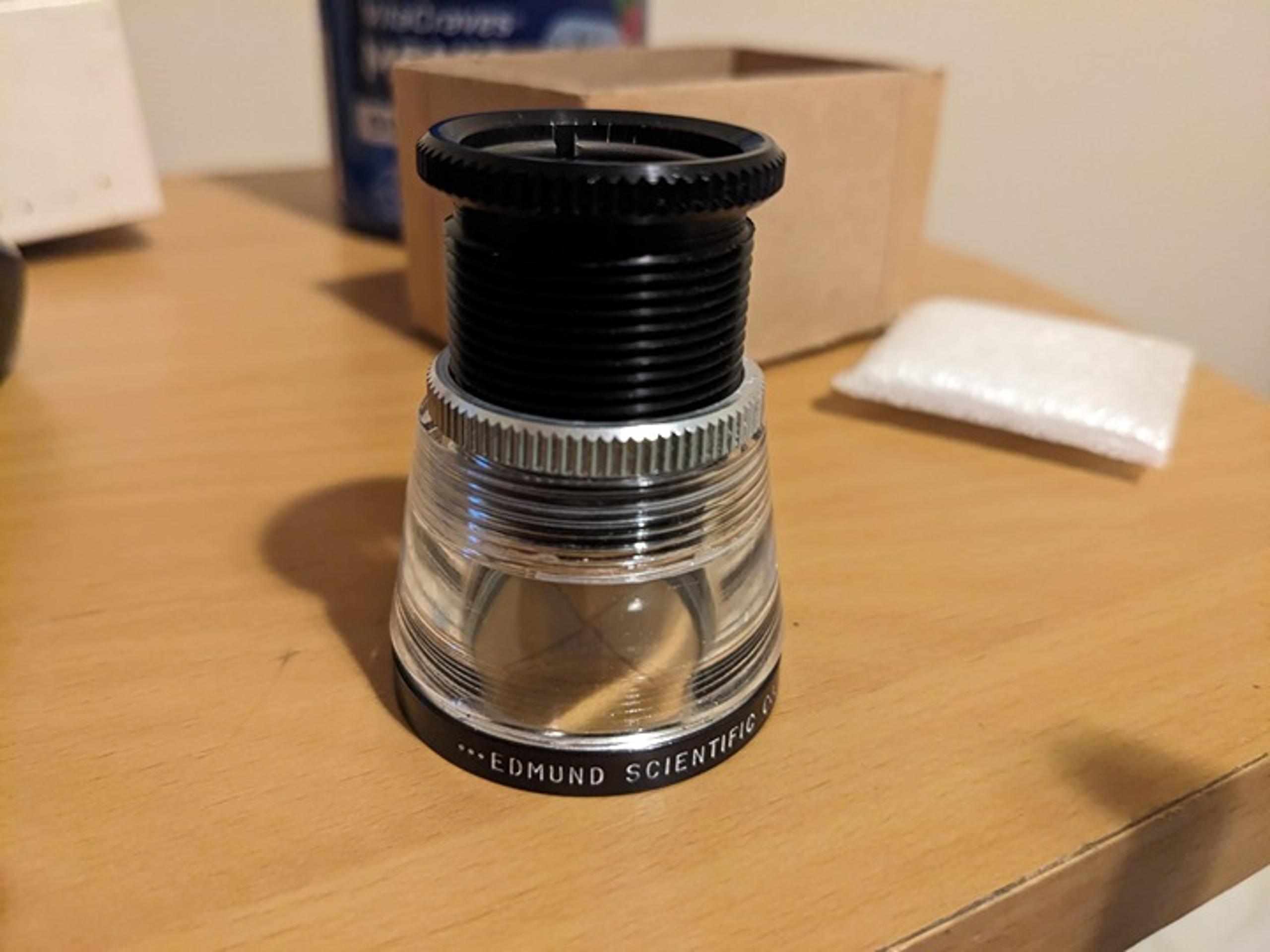 #31-198 - 6X Transparent Base Magnifier - Edmund Scientific discontinued model