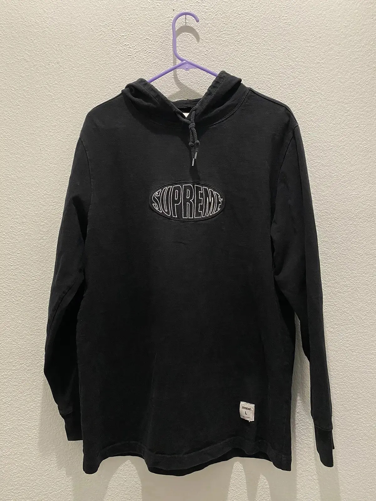 RARE Supreme Black Hoody Pullover