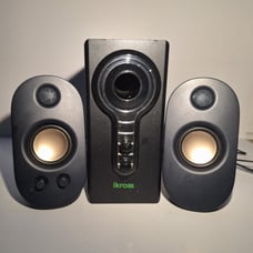 Complete Sound System - iKross Subwoofer & Onn Speakers -Deep Bass & Clear Sound