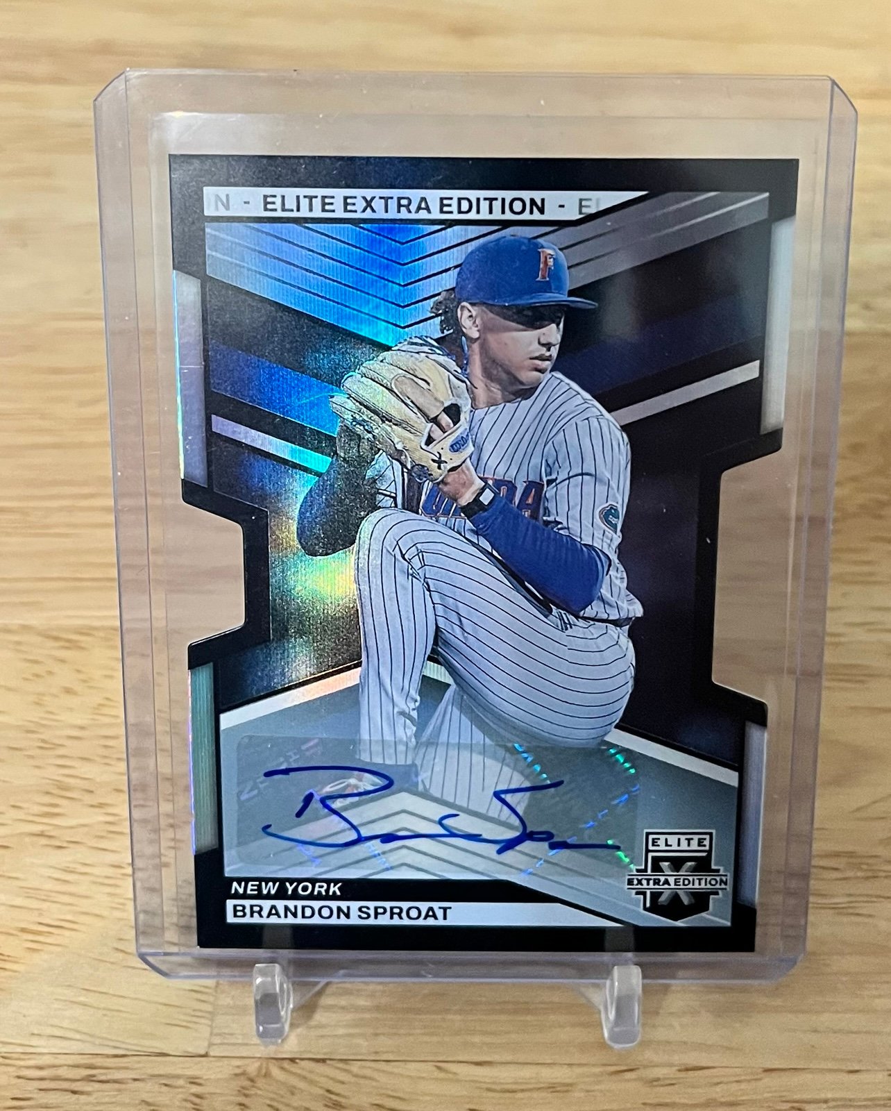 2023 ELITE EXTRA EDITION DIE CUT BRANDON SPROAT AUTO 030/399 Mets