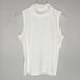 Lululemon 6 Lightweight Nulux Mock Neck Tank Top White Sleeveless