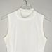 Lululemon 6 Lightweight Nulux Mock Neck Tank Top White Sleeveless