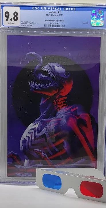 Venom #1 3D Double Exposure Comic Book CGC 9.8