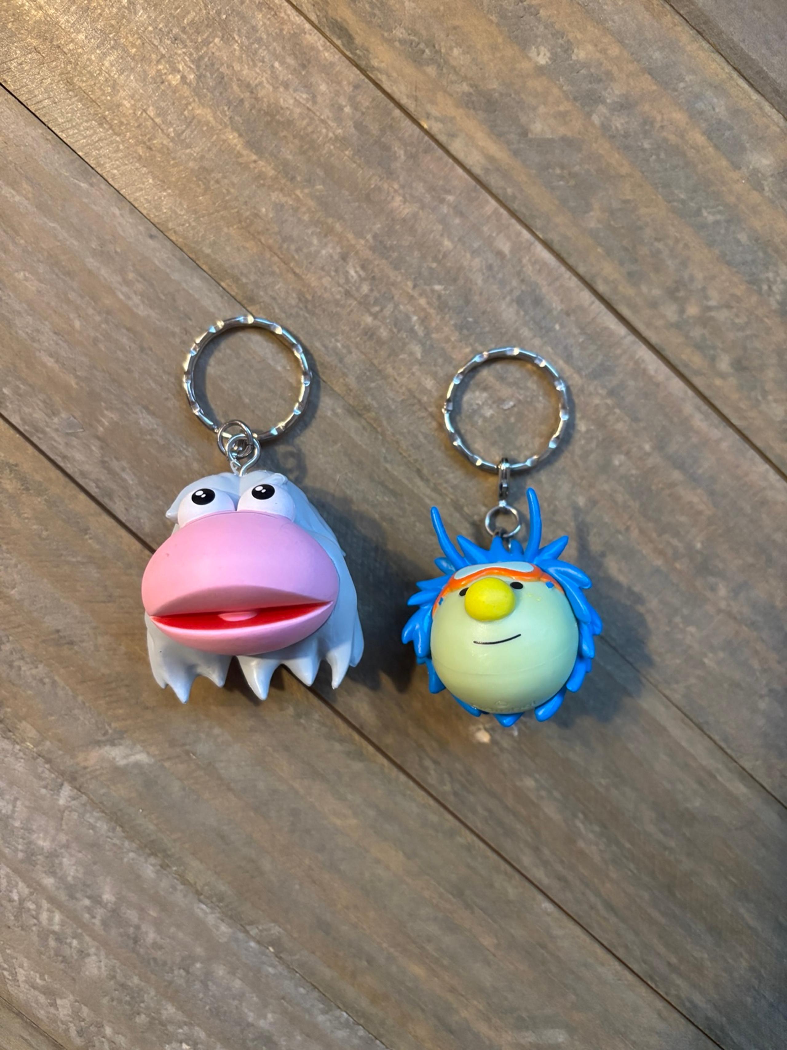 Fraggle Rock Keychains Like New