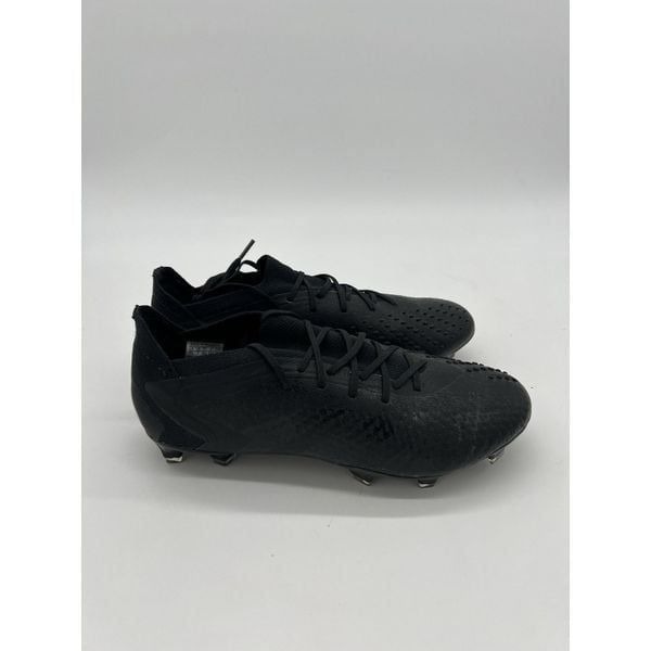 Adidas Predator Accuracy.1 Low FG Men's Soccer Cleats All Black GW4575 Size 7.5