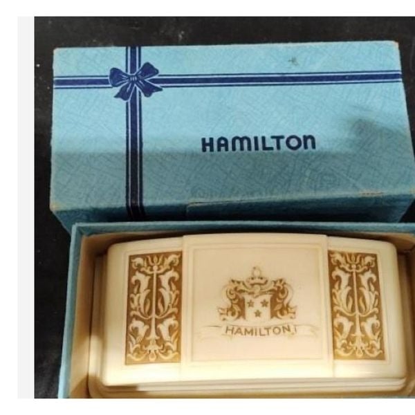 Gold Hamilton Watch W/ Original Box & Case