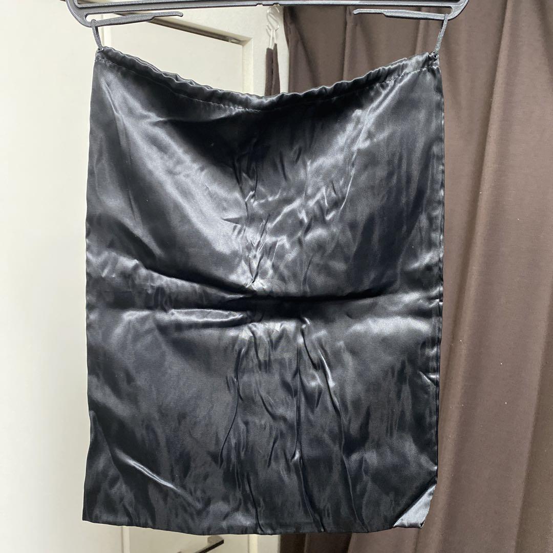 YSL Yves Saint Laurent Black Acetate Pouch Made in Italy