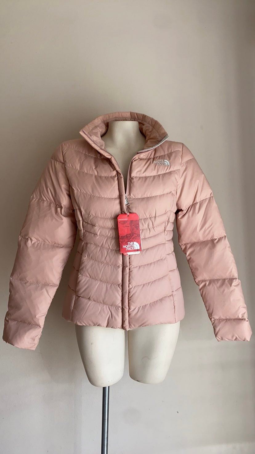 New The North Face puffer jacket Dusty pink NWT