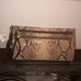 Coach Snake Skin Leather Wristlet
