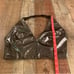 Ann Summers metallic silver halter top size 12