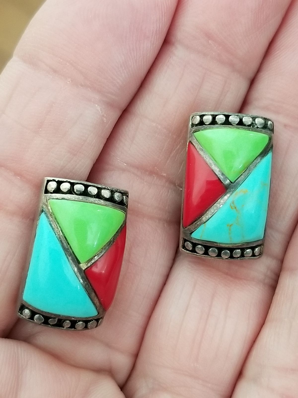 Sterling Silver & Turquoise Earrings